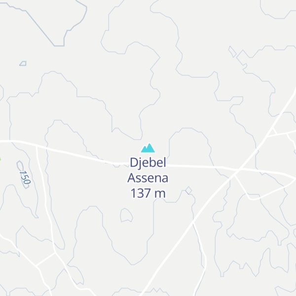 Map of Djebel Assena