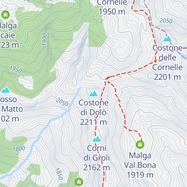 Map of Costone di Dolò