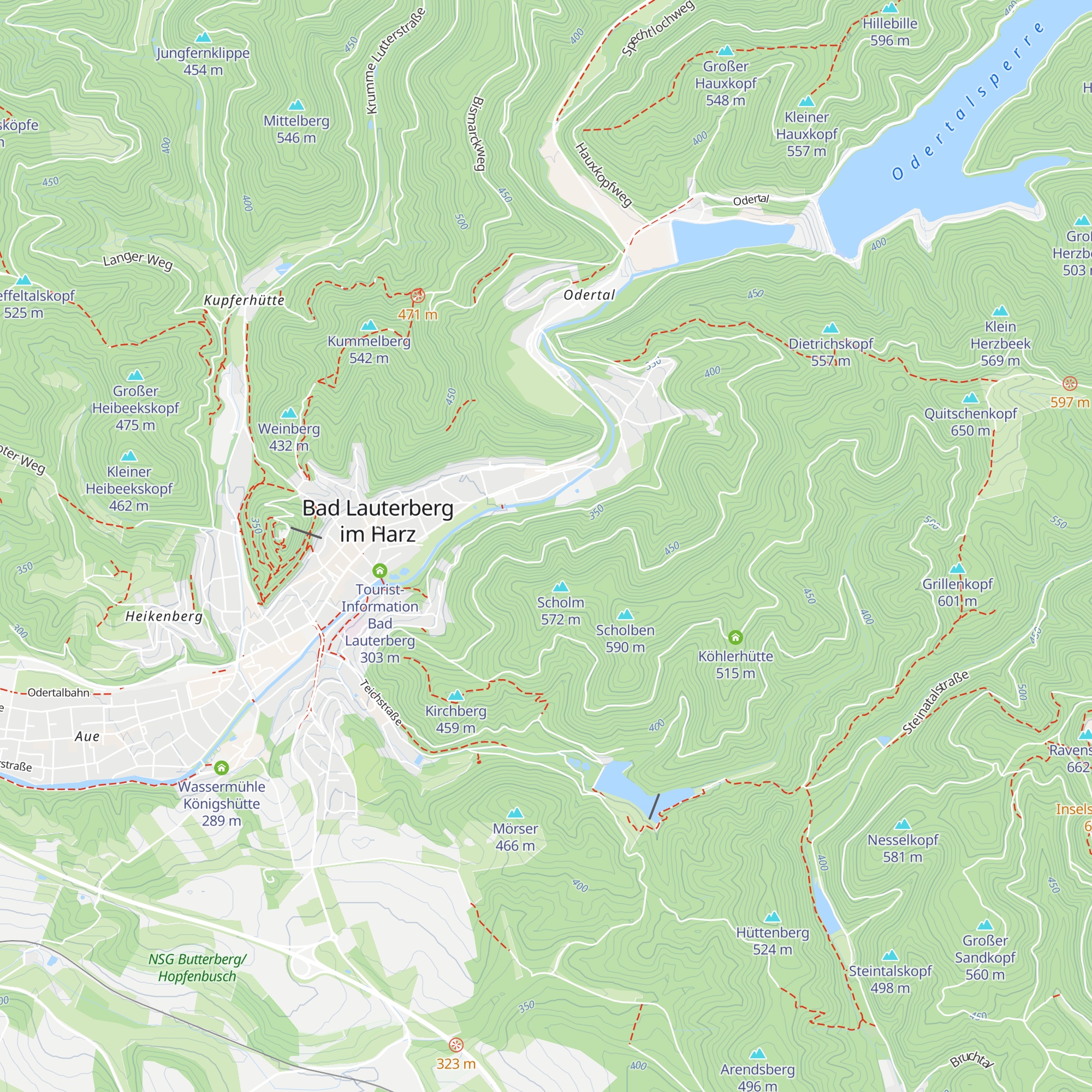 Scholbenhütte map