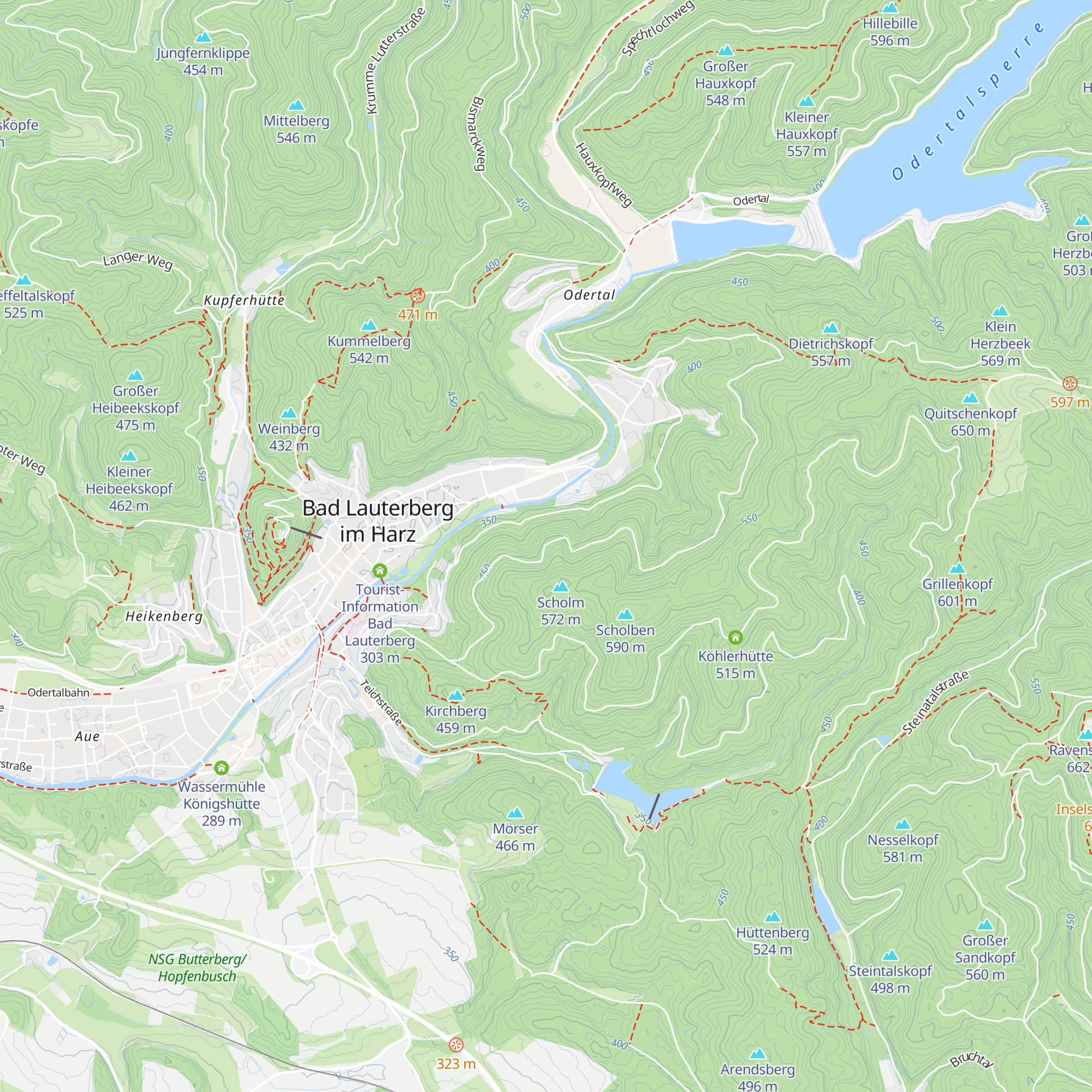 Scholbenhütte map