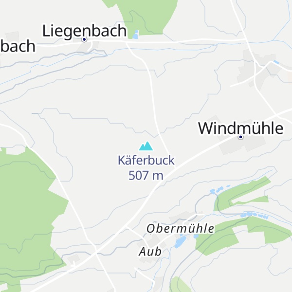 Map of Käferbuck