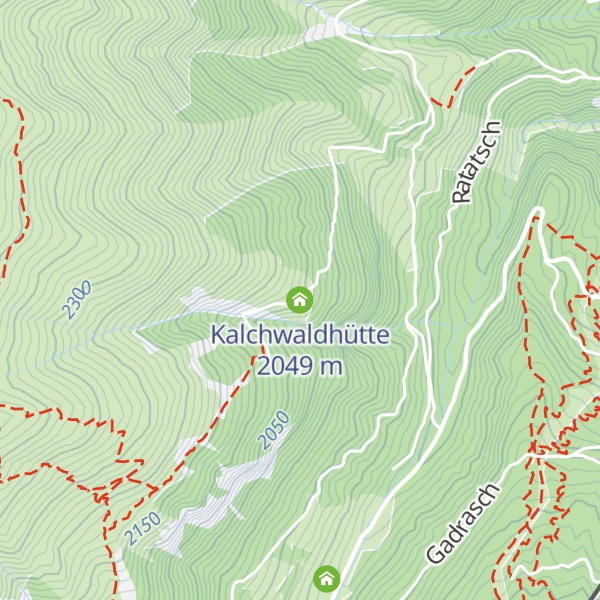 Map of Kalchwaldhütte