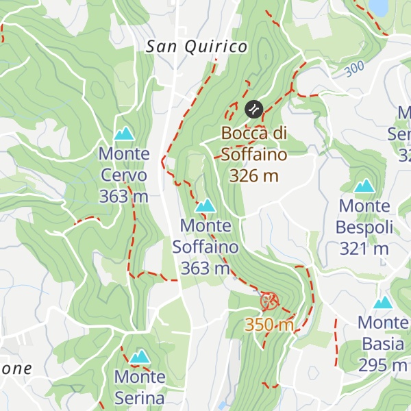 Map of Monte Soffaino