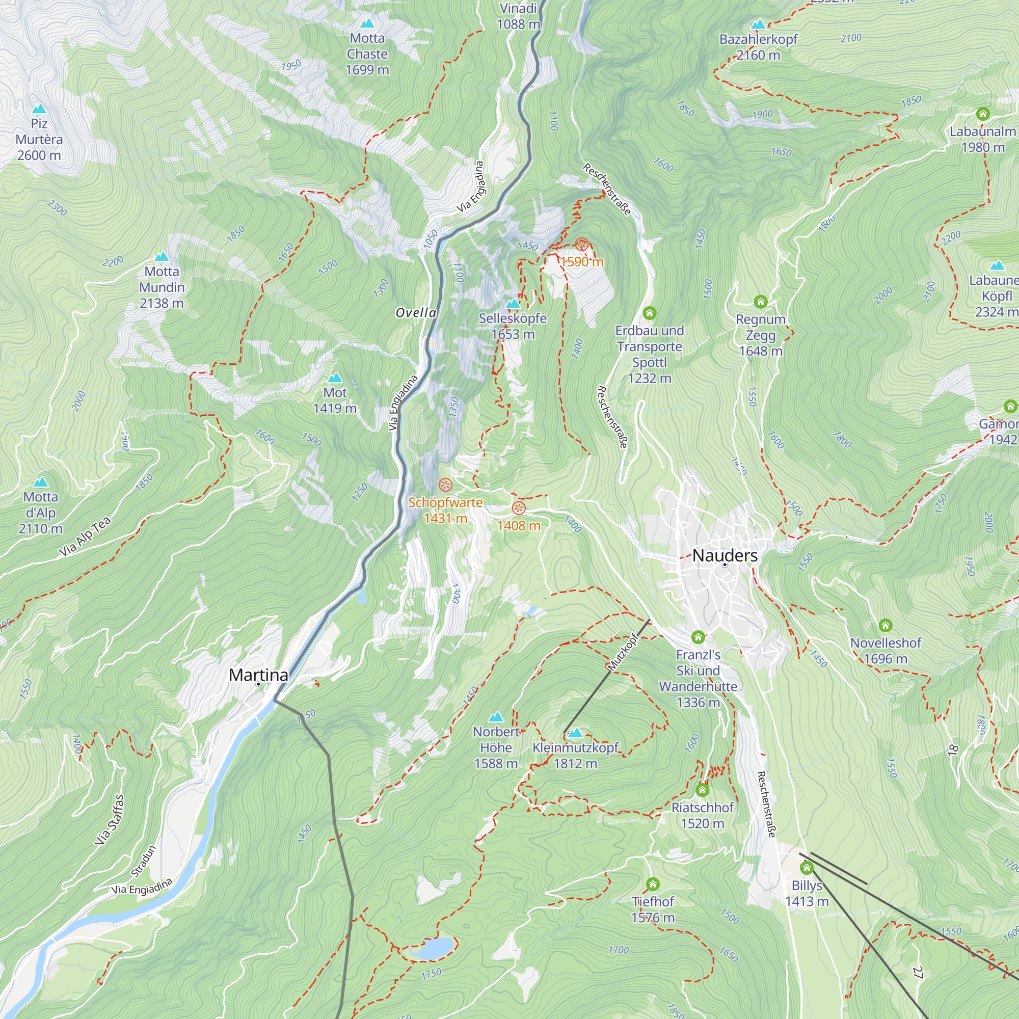Alpengasthof Norbertshöhe map