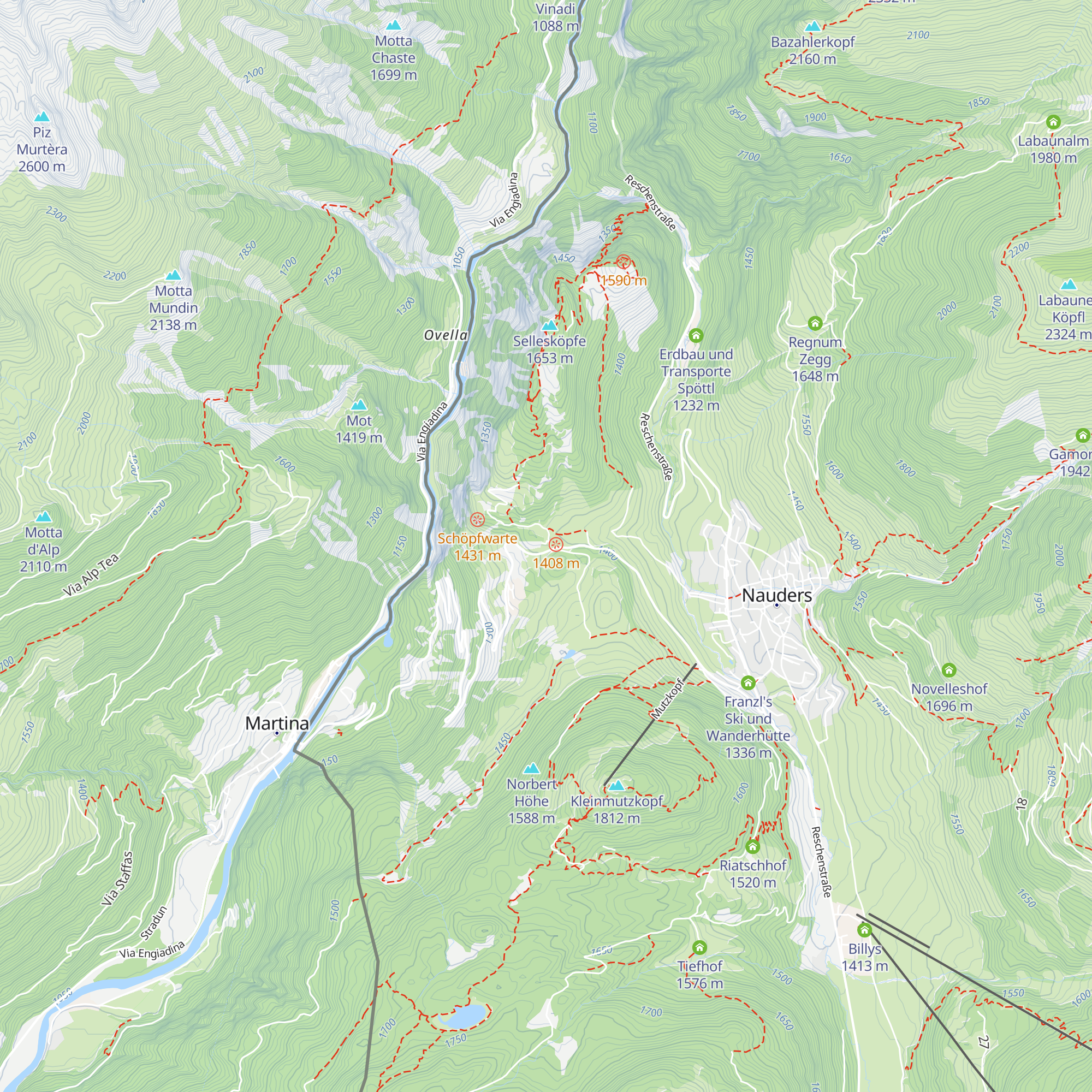 Alpengasthof Norbertshöhe map