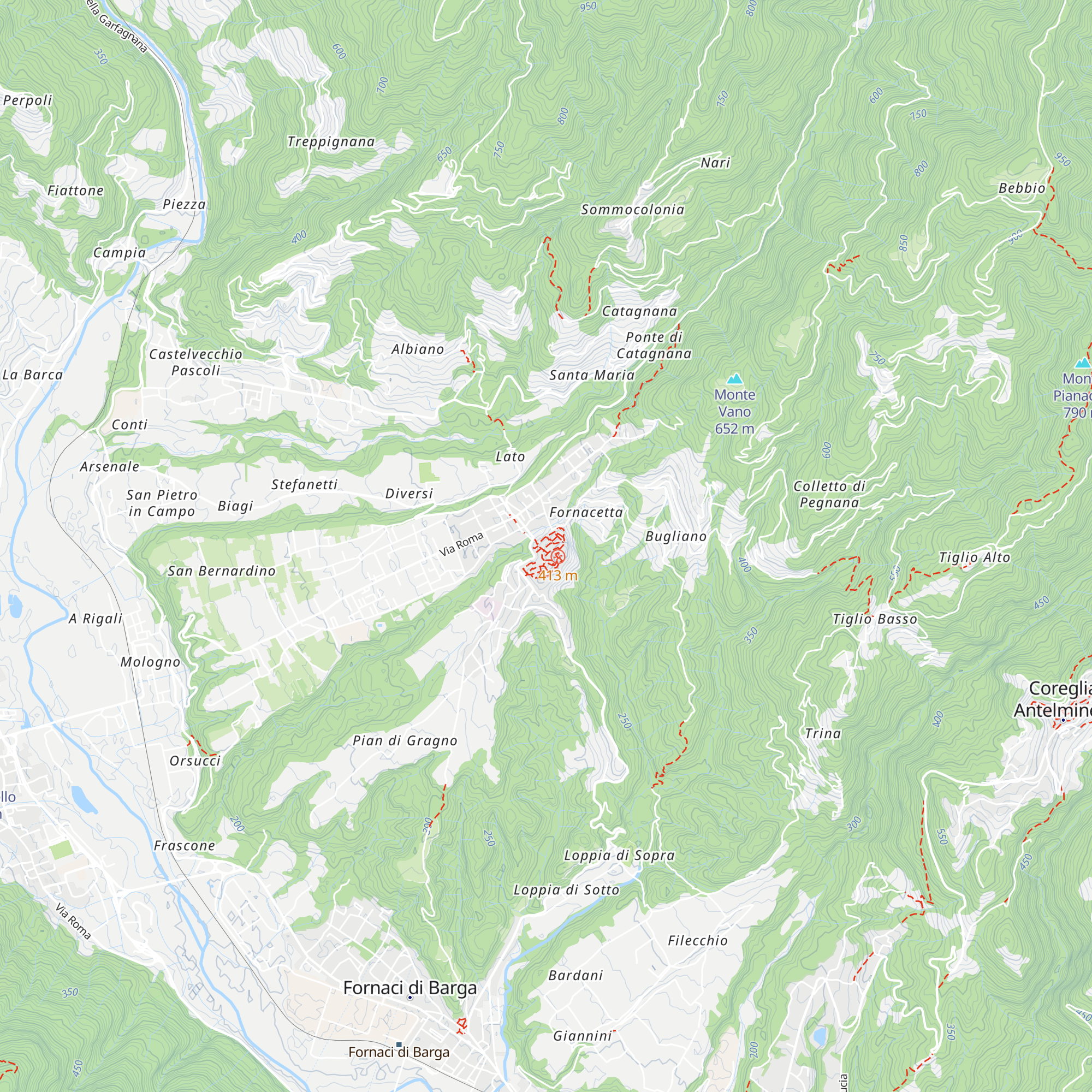 Tourist information map