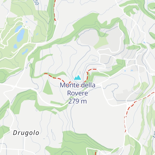 Map of Monte della Rovere