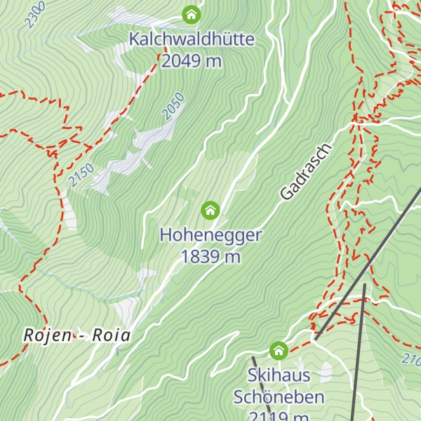 Map of Hohenegger
