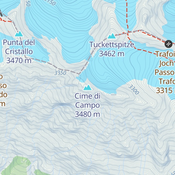 Map of Cime di Campo