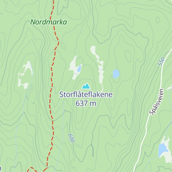 Map of Storflåteflakene