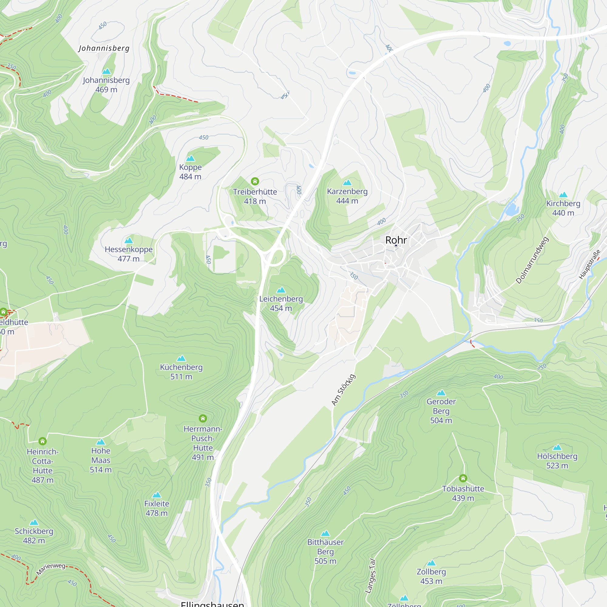 Schutzhütte map