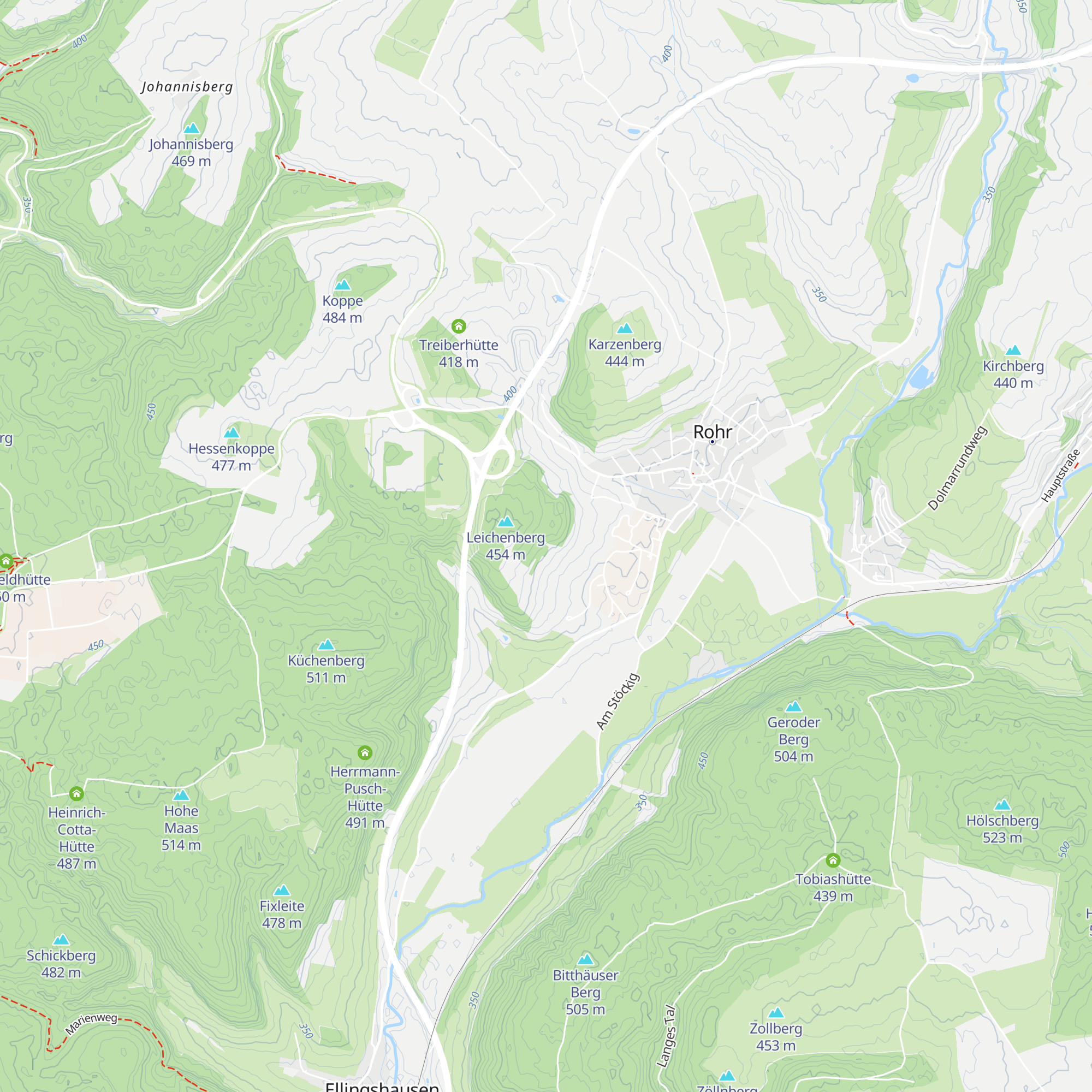 Schutzhütte map