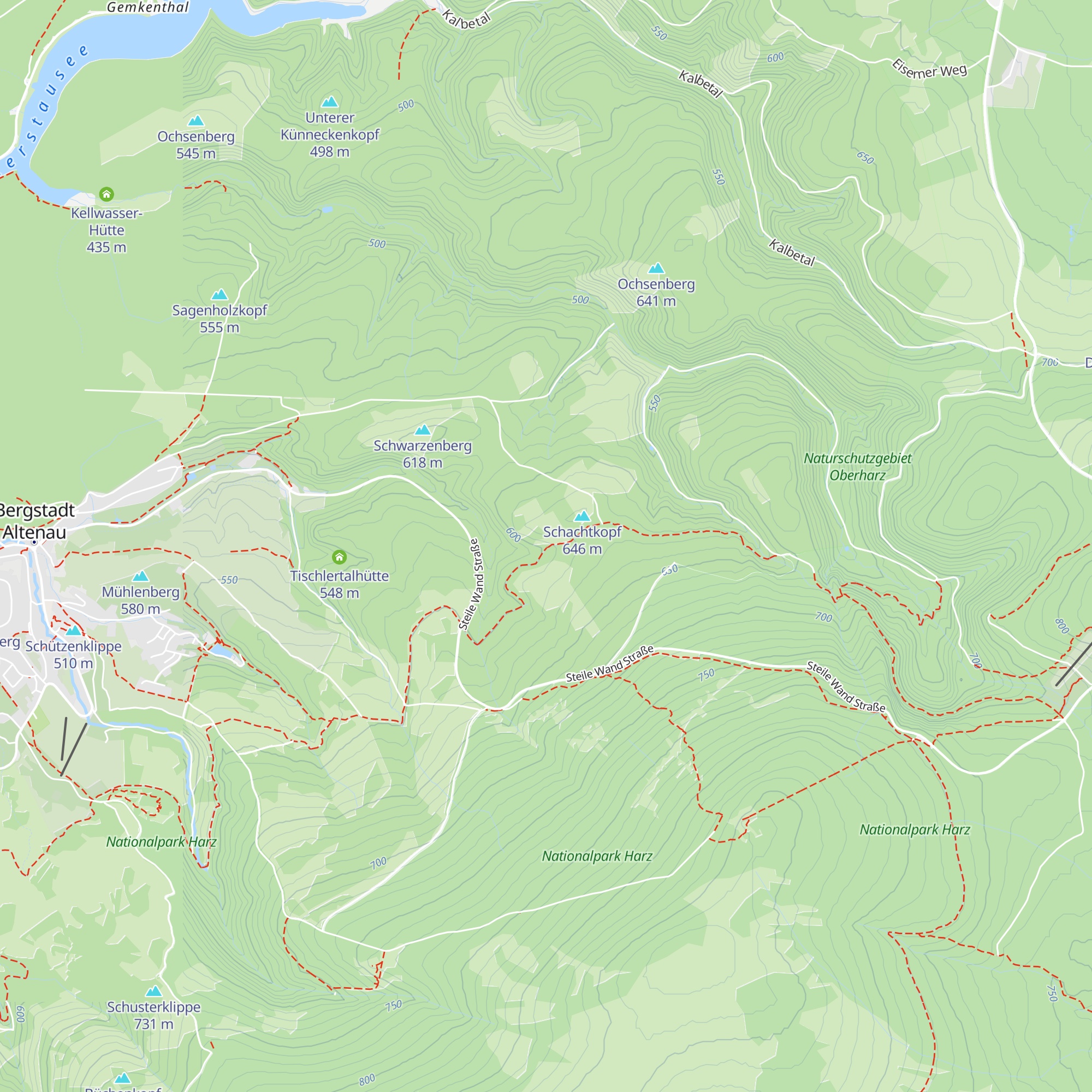 Schachtkopf-Hütte map