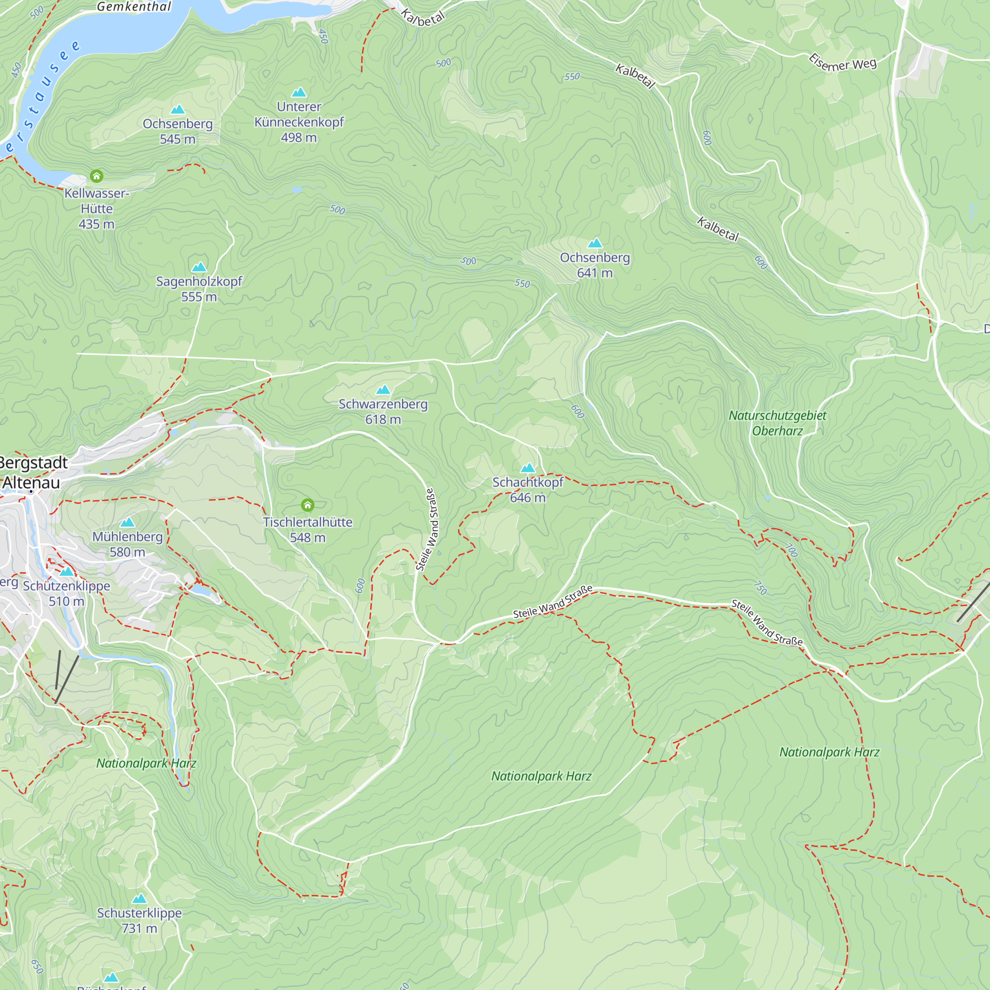Schachtkopf-Hütte map