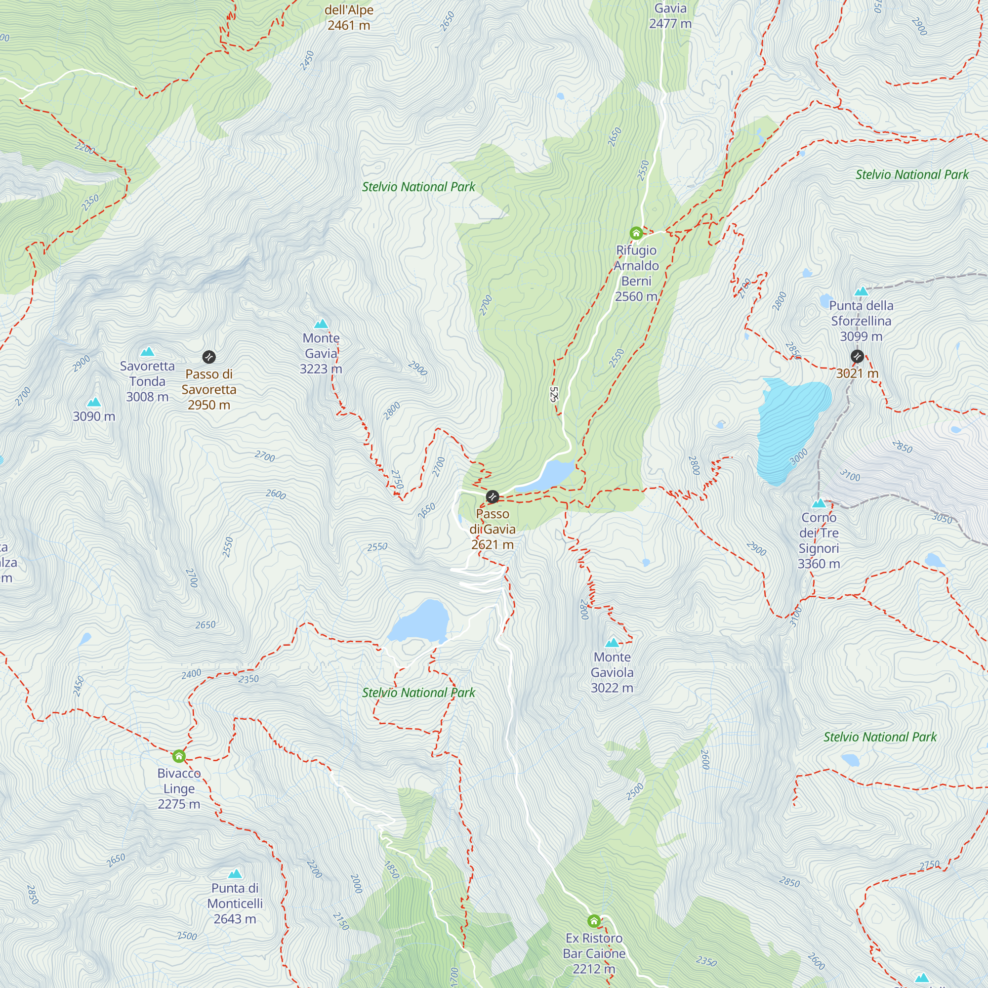 Rifugio Bonetta map