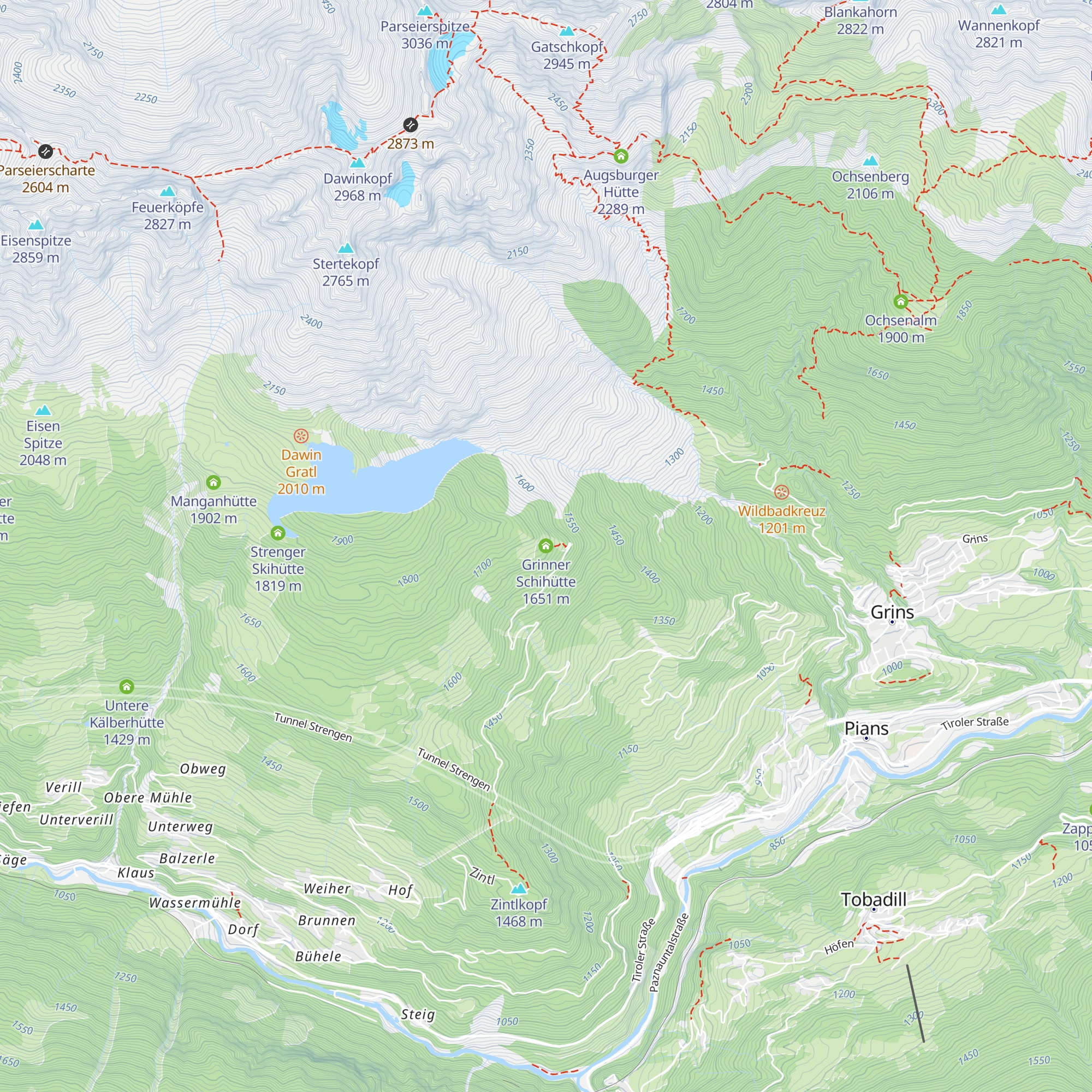 Grinner Schihütte map