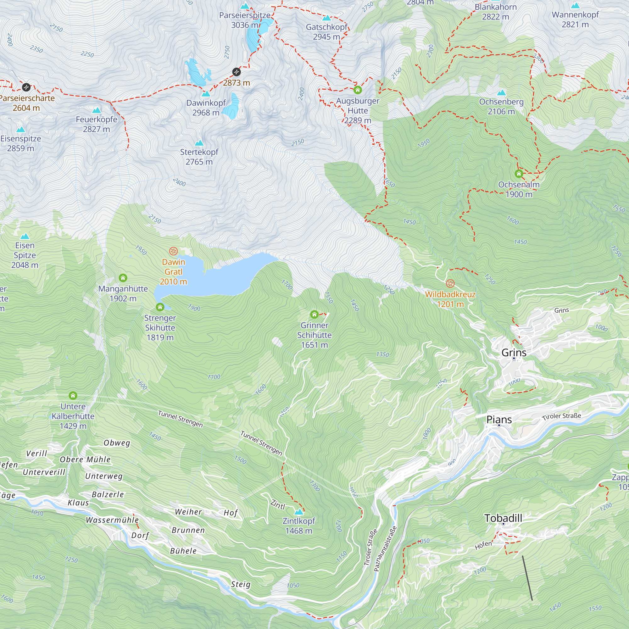 Grinner Schihütte map