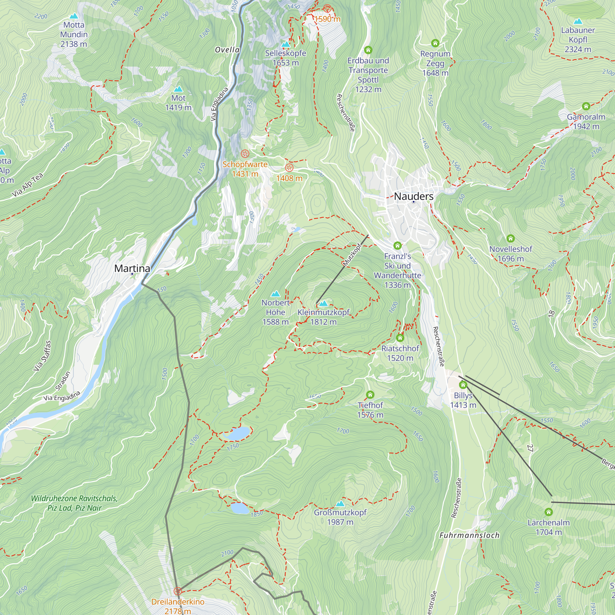 Restaurant Mutzkopf map