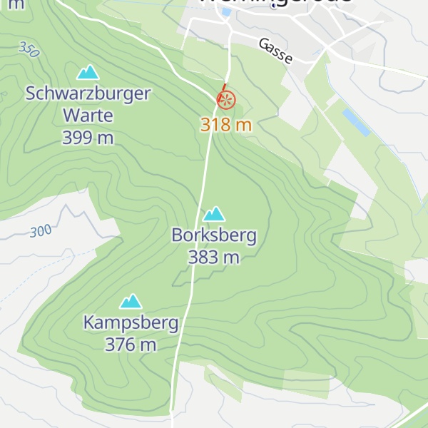 Map of Borksberg
