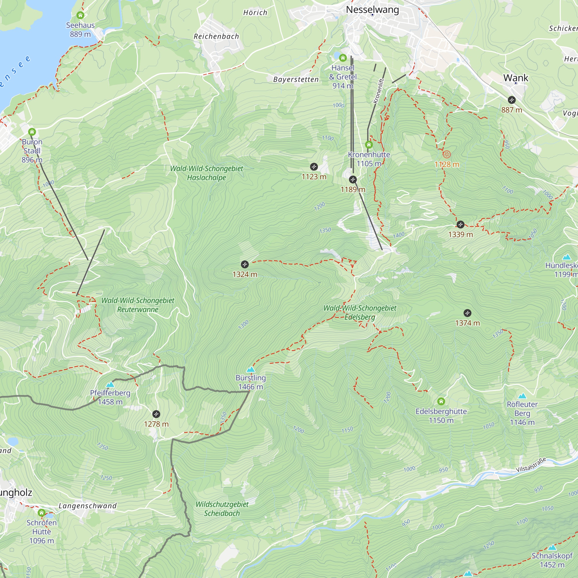 Herzhütte (Obere Bergalm) map