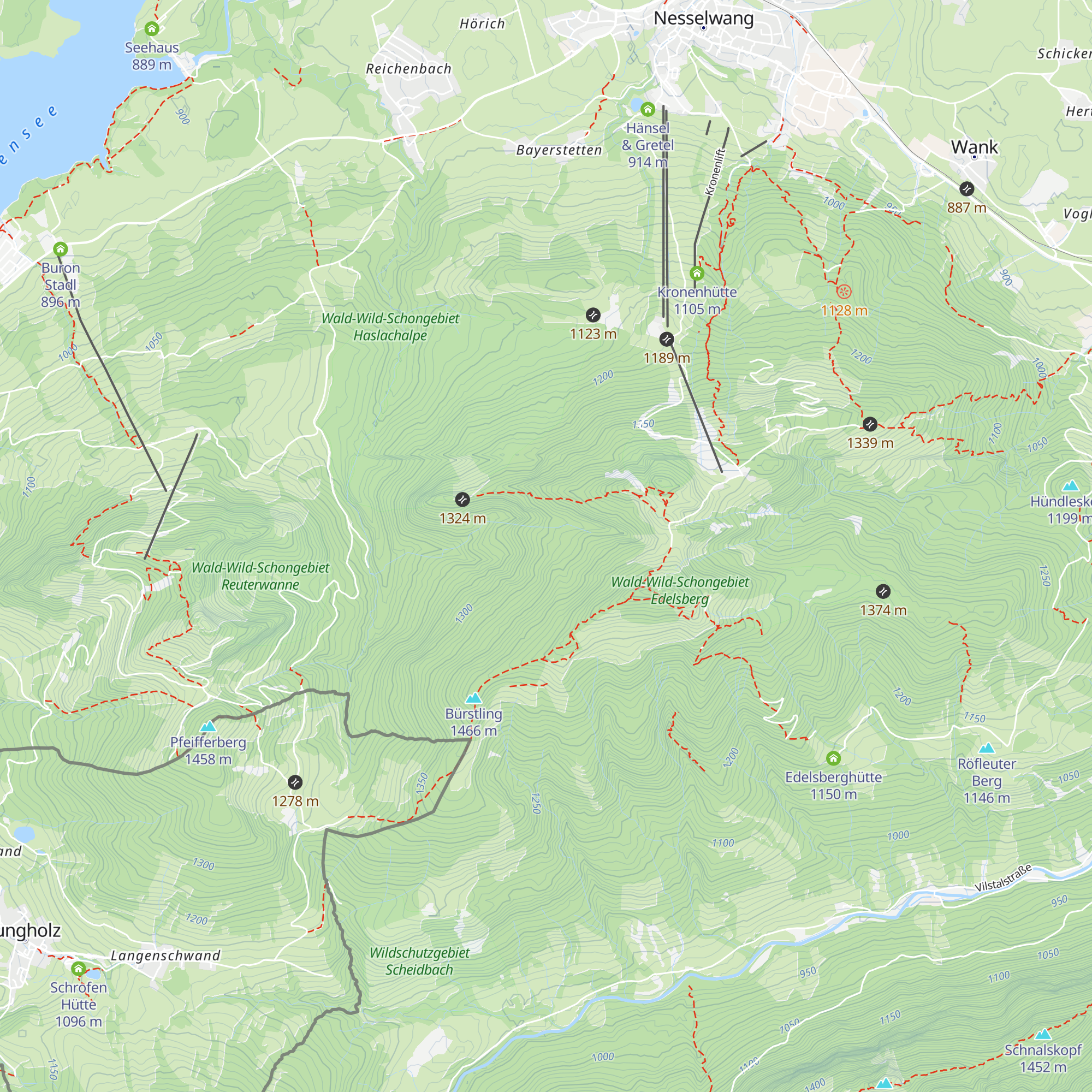 Herzhütte (Obere Bergalm) map