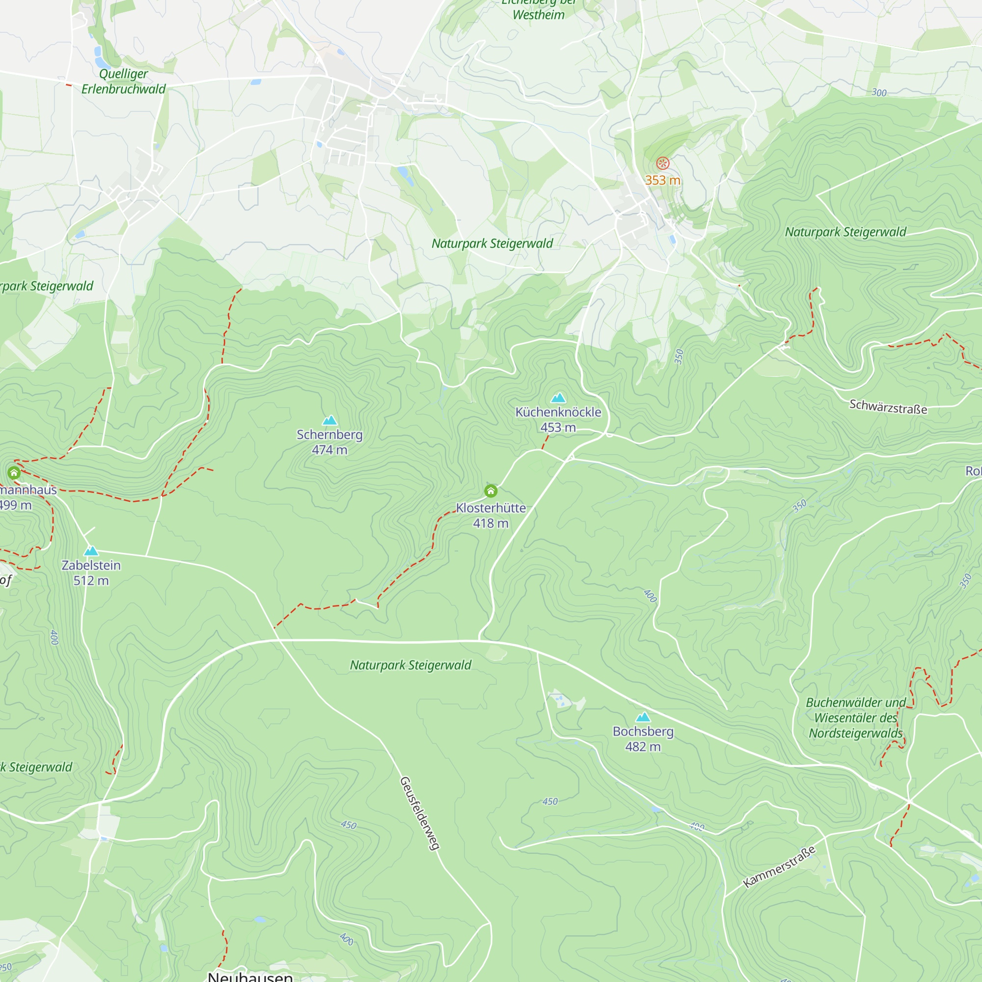 Klosterhütte map