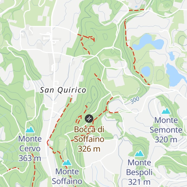 Map of Monte Forca