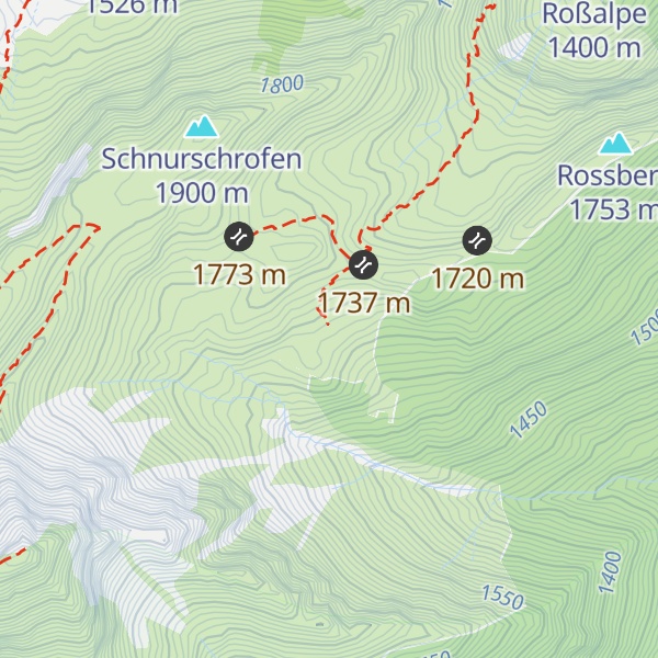Map of Obere Rossalpe