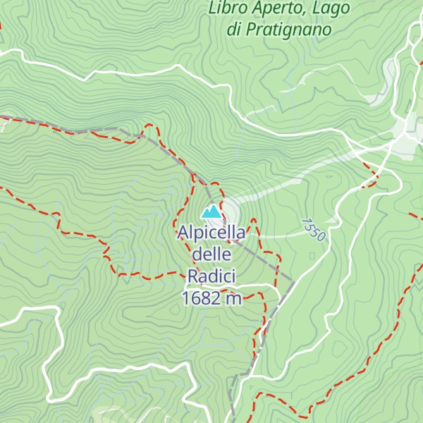 Map of Alpicella delle Radici