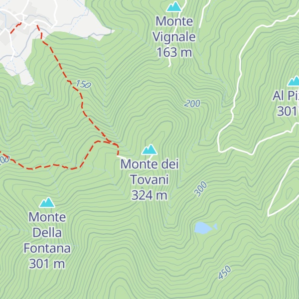 Map of Monte dei Tovani