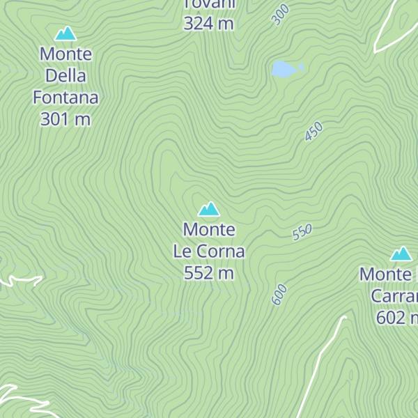 Map of Monte Le Corna