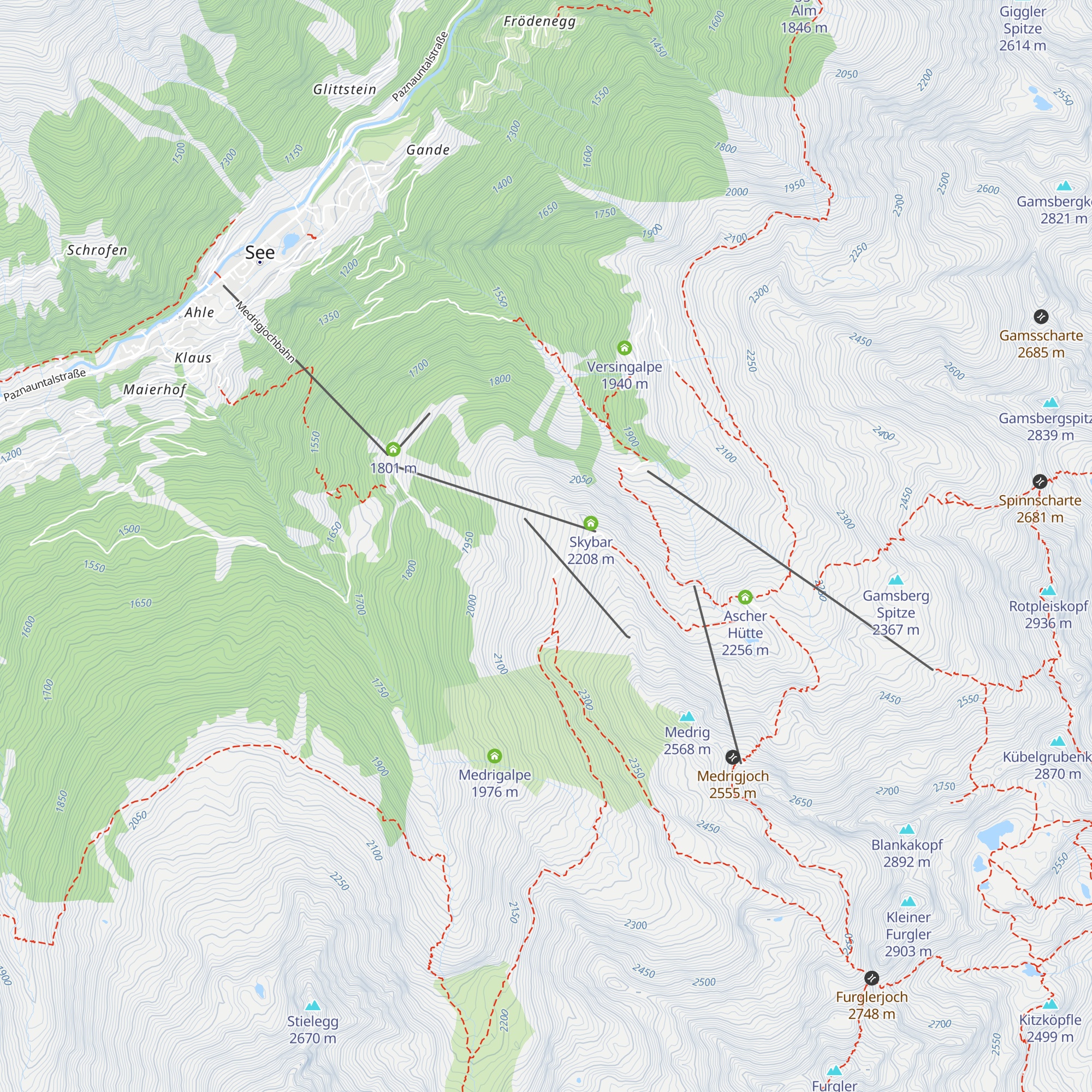 Skiclub See map