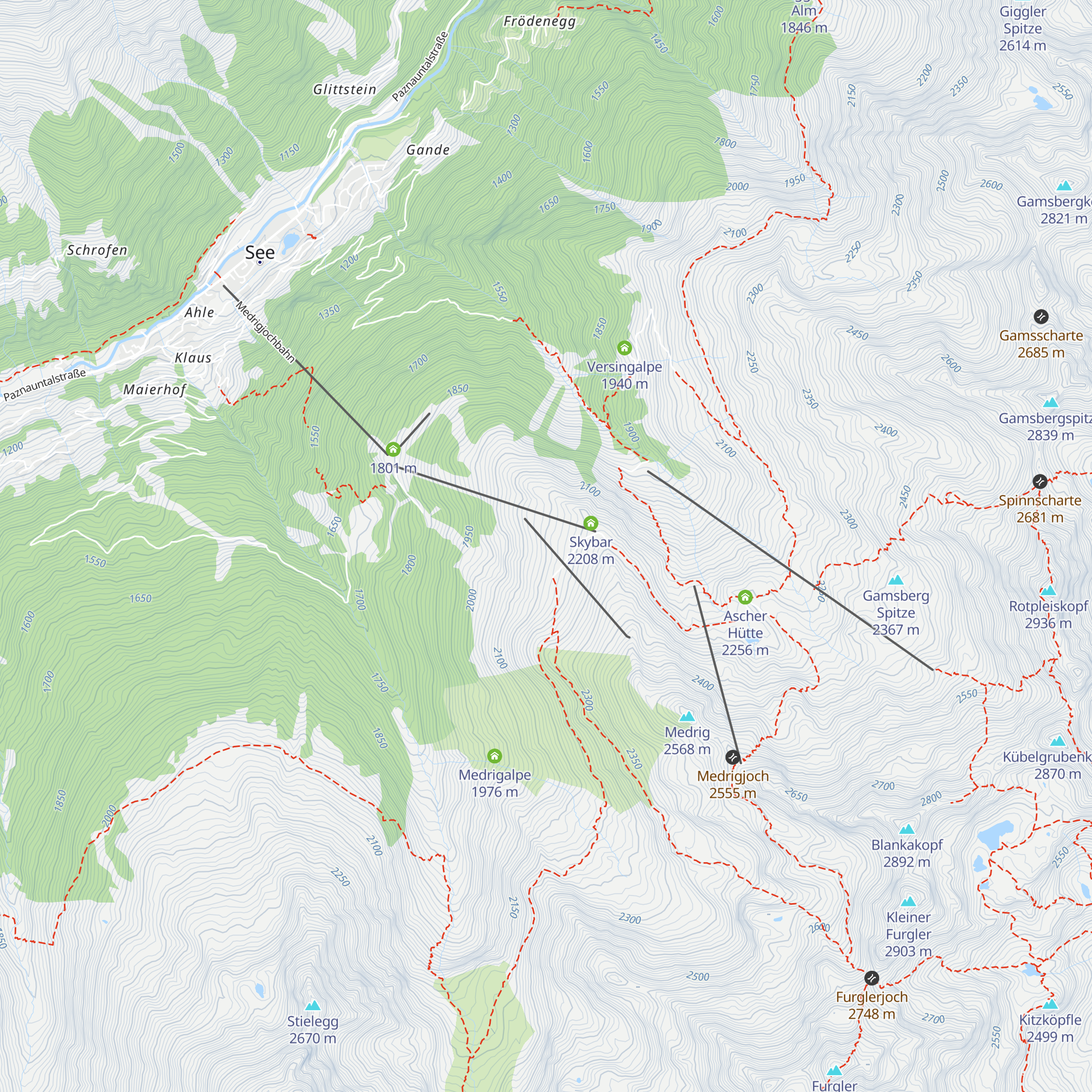Skiclub See map