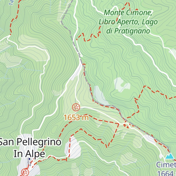 Map of Alpe del Pellegrino