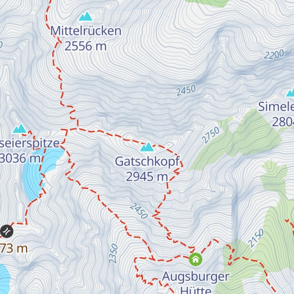 Map of Gatschkopf