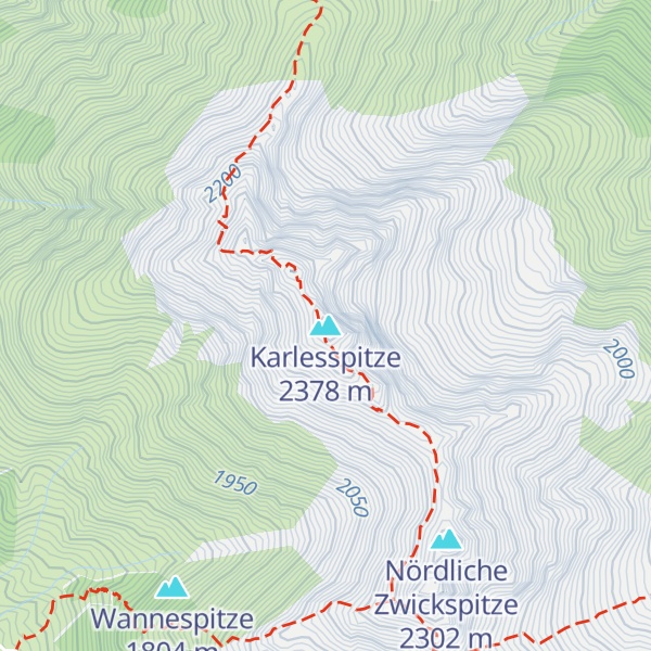 Map of Karlesspitze