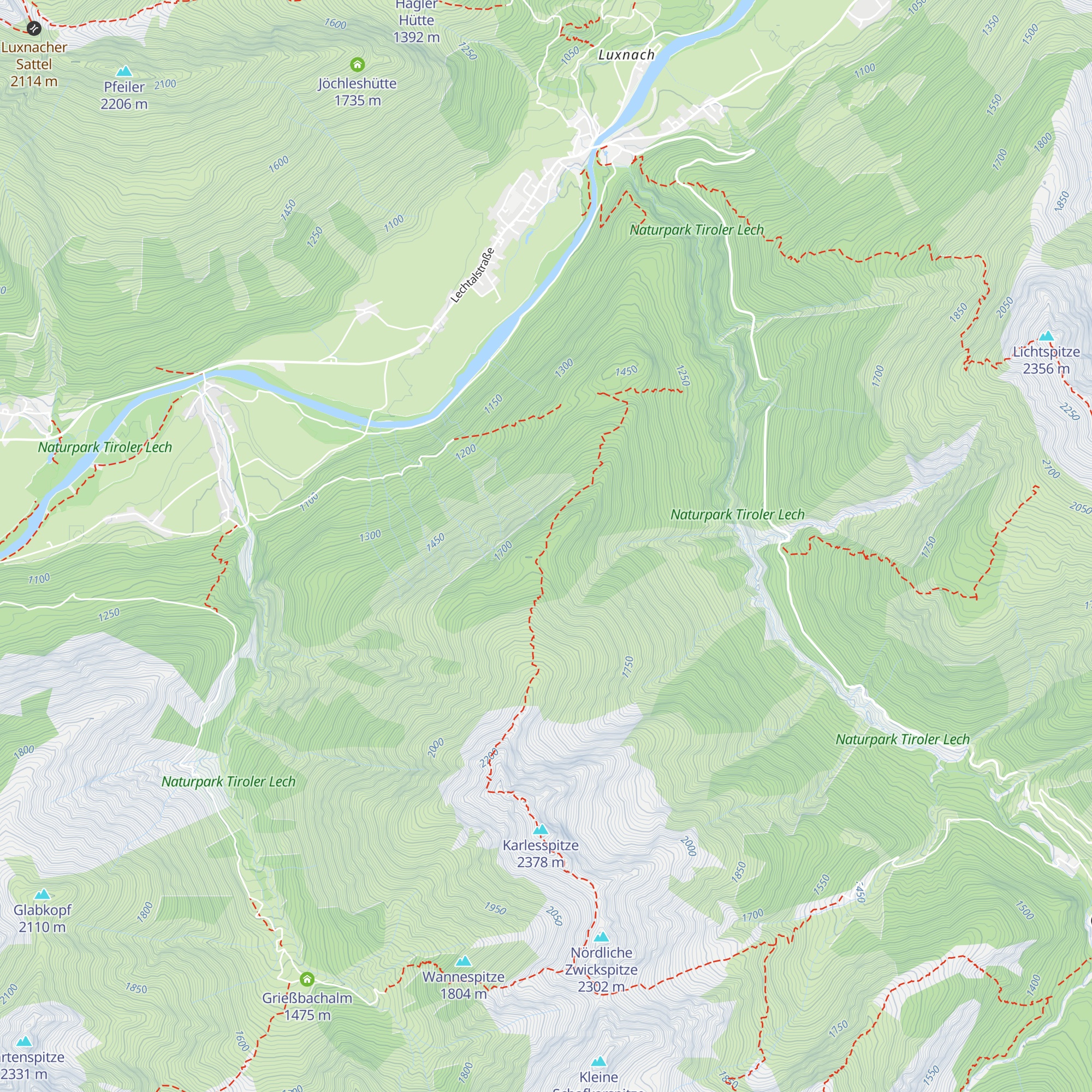 Hochwald-Hütte map