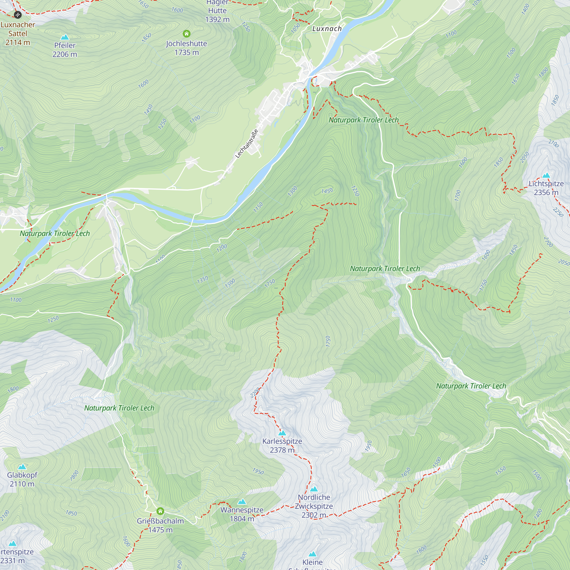Hochwald-Hütte map