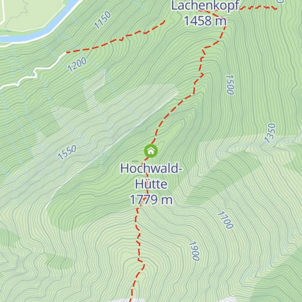 Map of Hochwald-Hütte