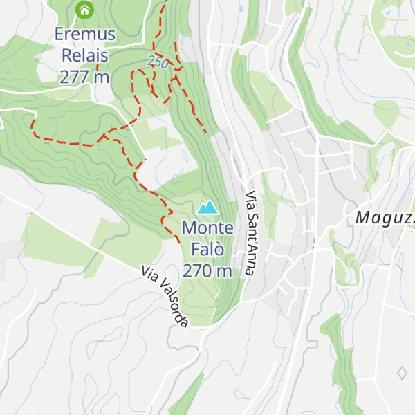 Map of Monte Falò