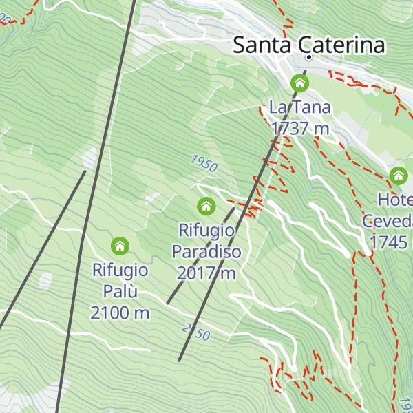 Map of Rifugio Paradiso