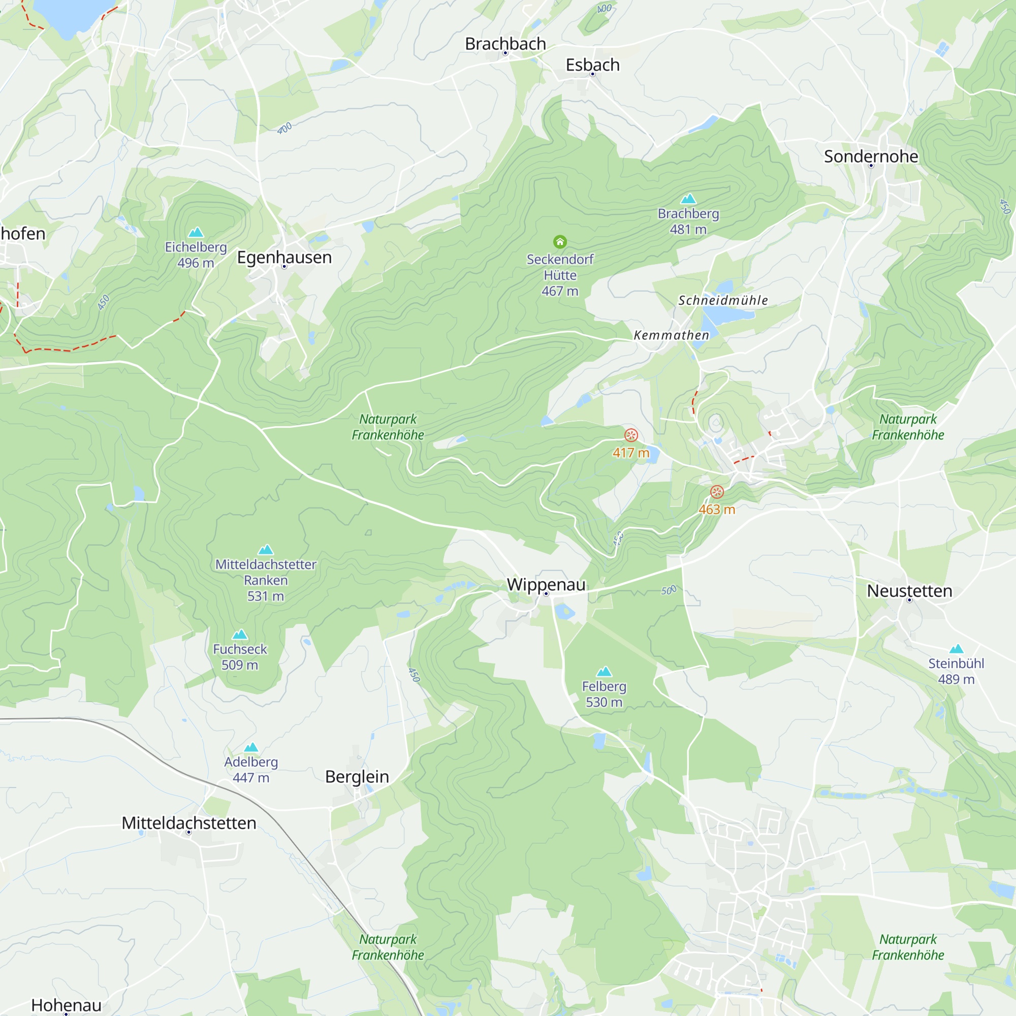 Vogthütte map