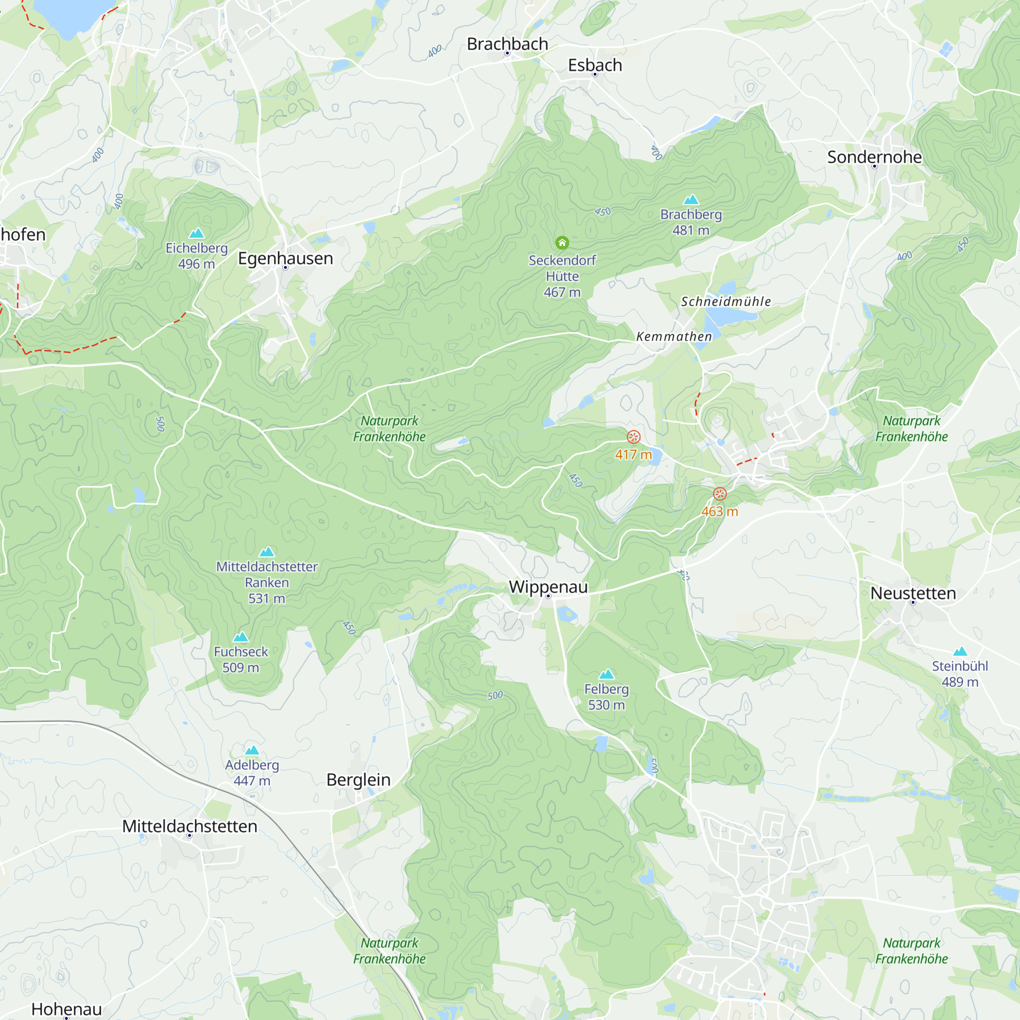Vogthütte map