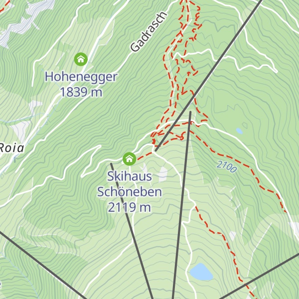 Map of Schöneben Hütte