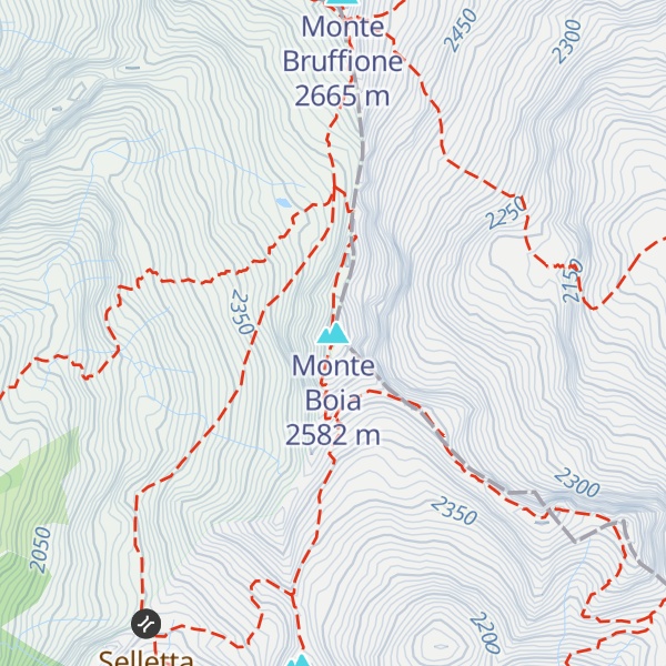 Map of Monte Boia