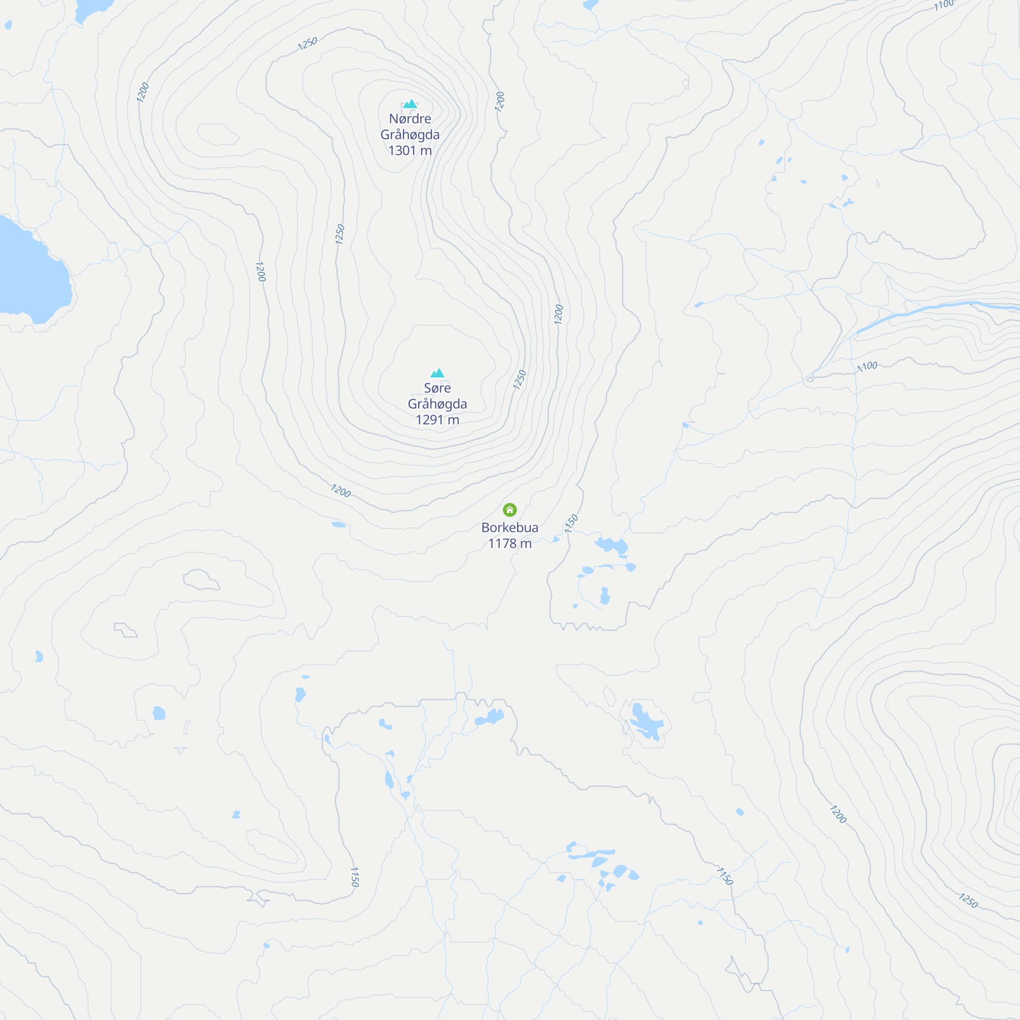 Borkebua map