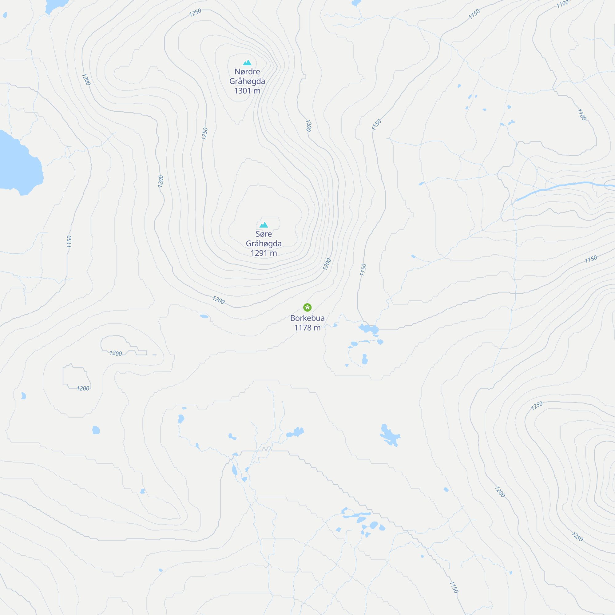 Borkebua map