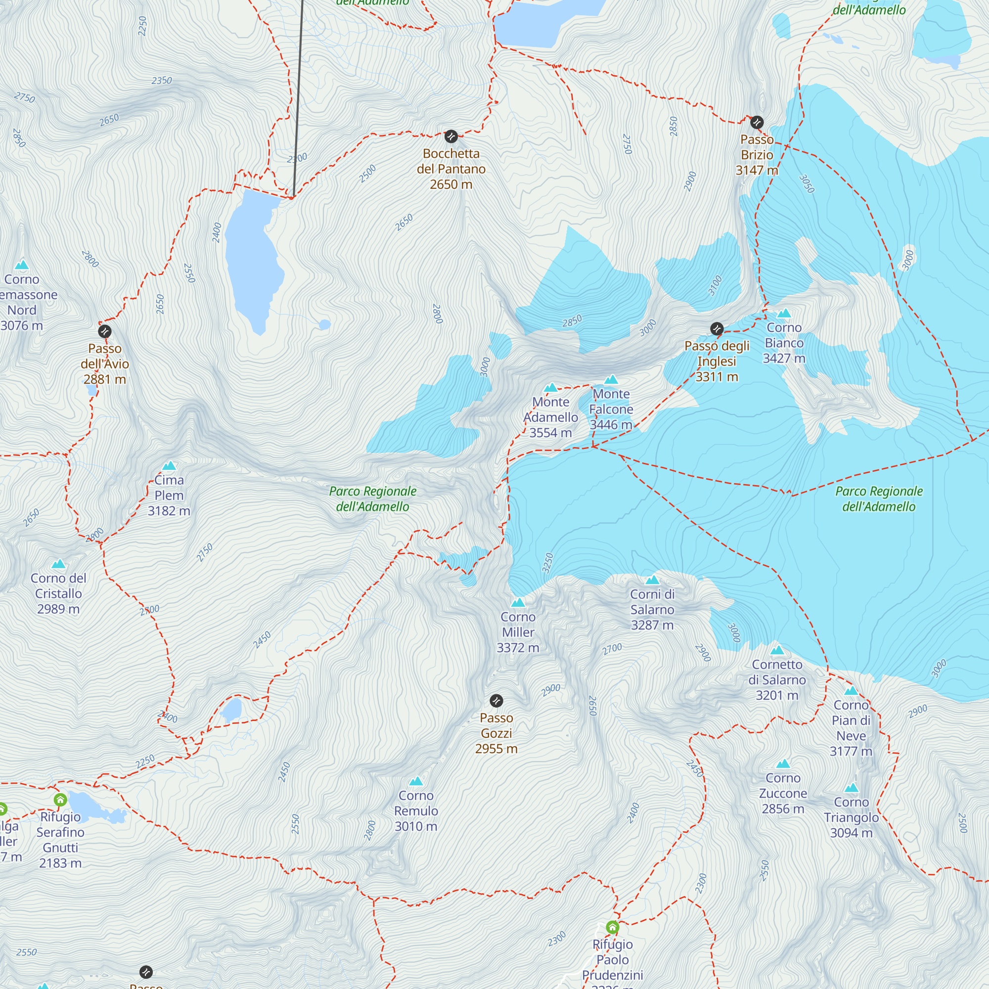 Bivacco Ugolino Ugolini map