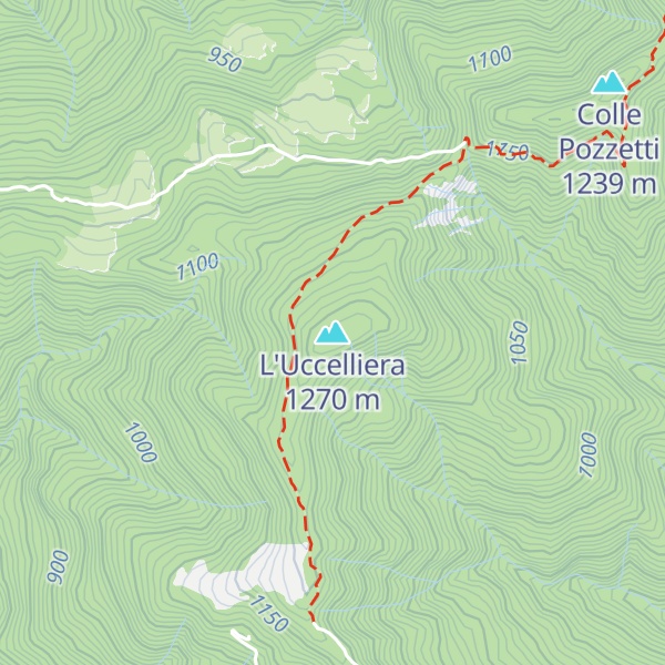 Map of L'Uccelliera