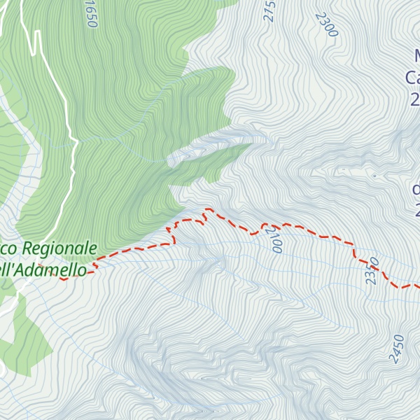 Map of Bivacco Spera (Zani Sperandio)